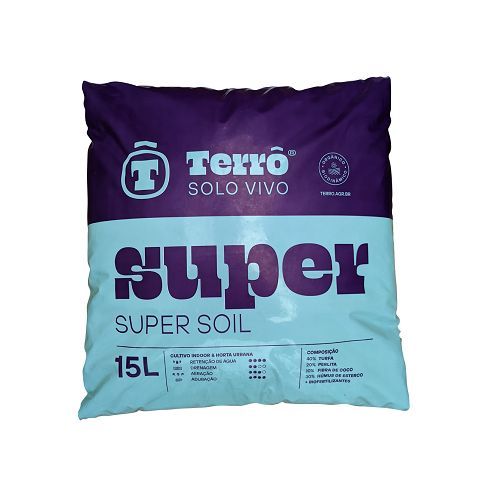 Terrô Super Soil Substrato Orgânico Regular - 15 Litros